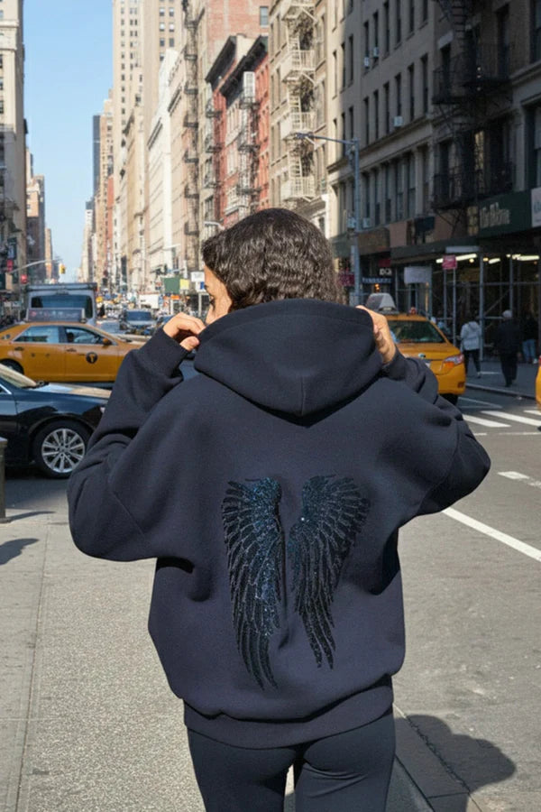 Angel Wings Oversized Hoodie