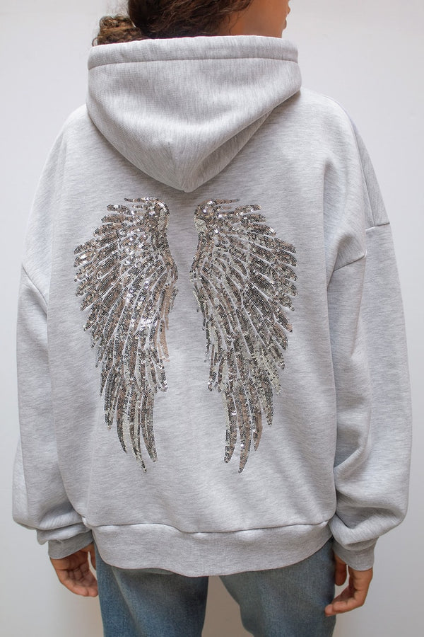 Angel Wings Oversized Hoodie