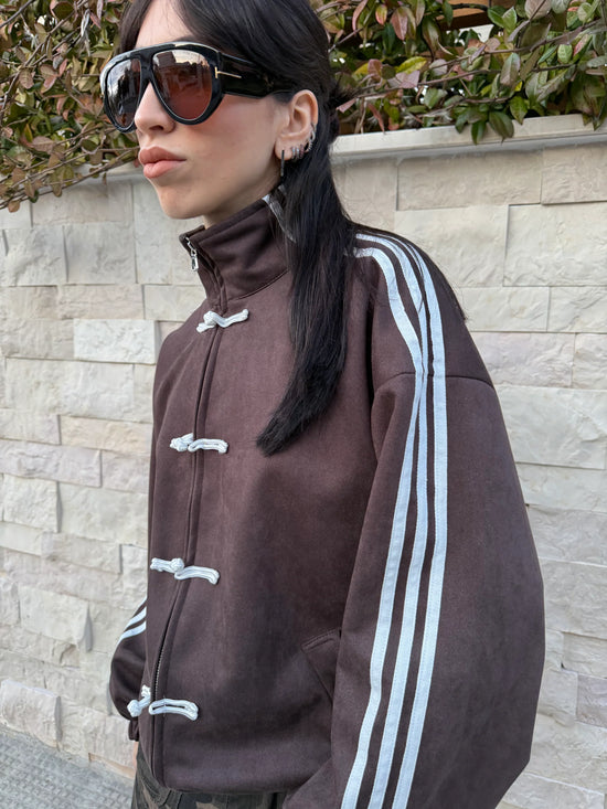 Sportliche Chic-Reißverschlussjacke