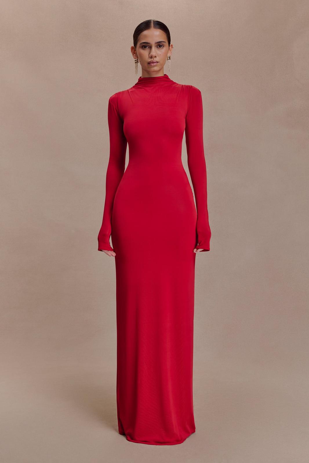 Slinky Cut Out Maxi Dress