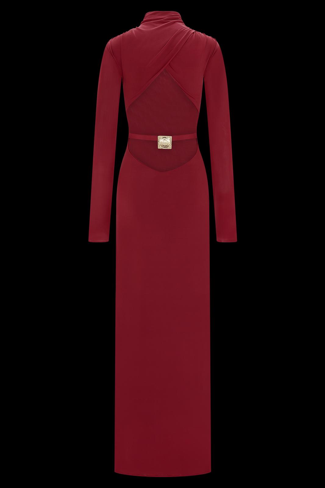 Slinky Cut Out Maxi Dress