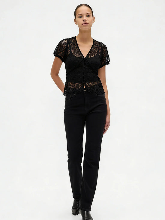 Elegante Spitzenbluse