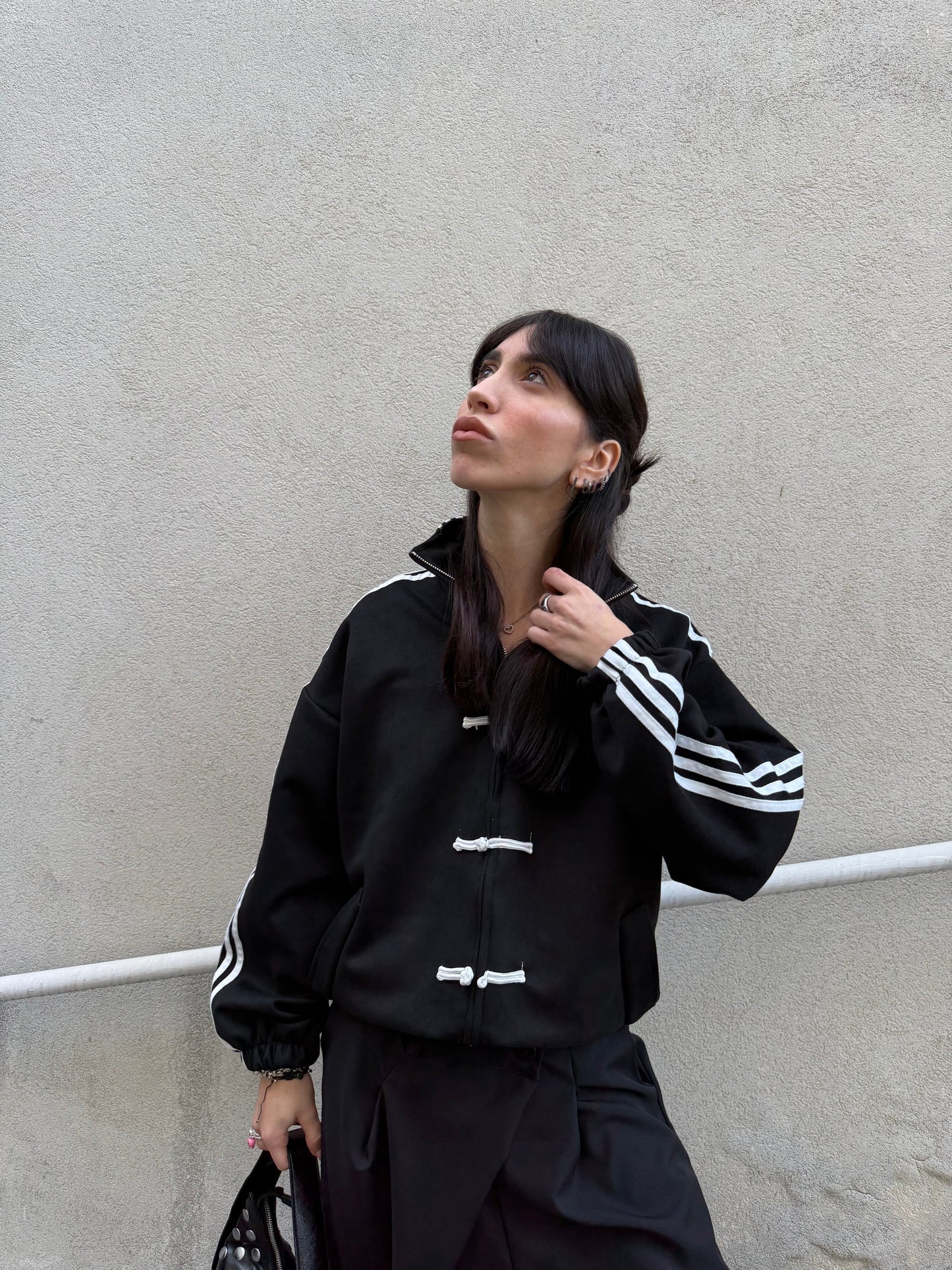 Sportliche Chic-Reißverschlussjacke