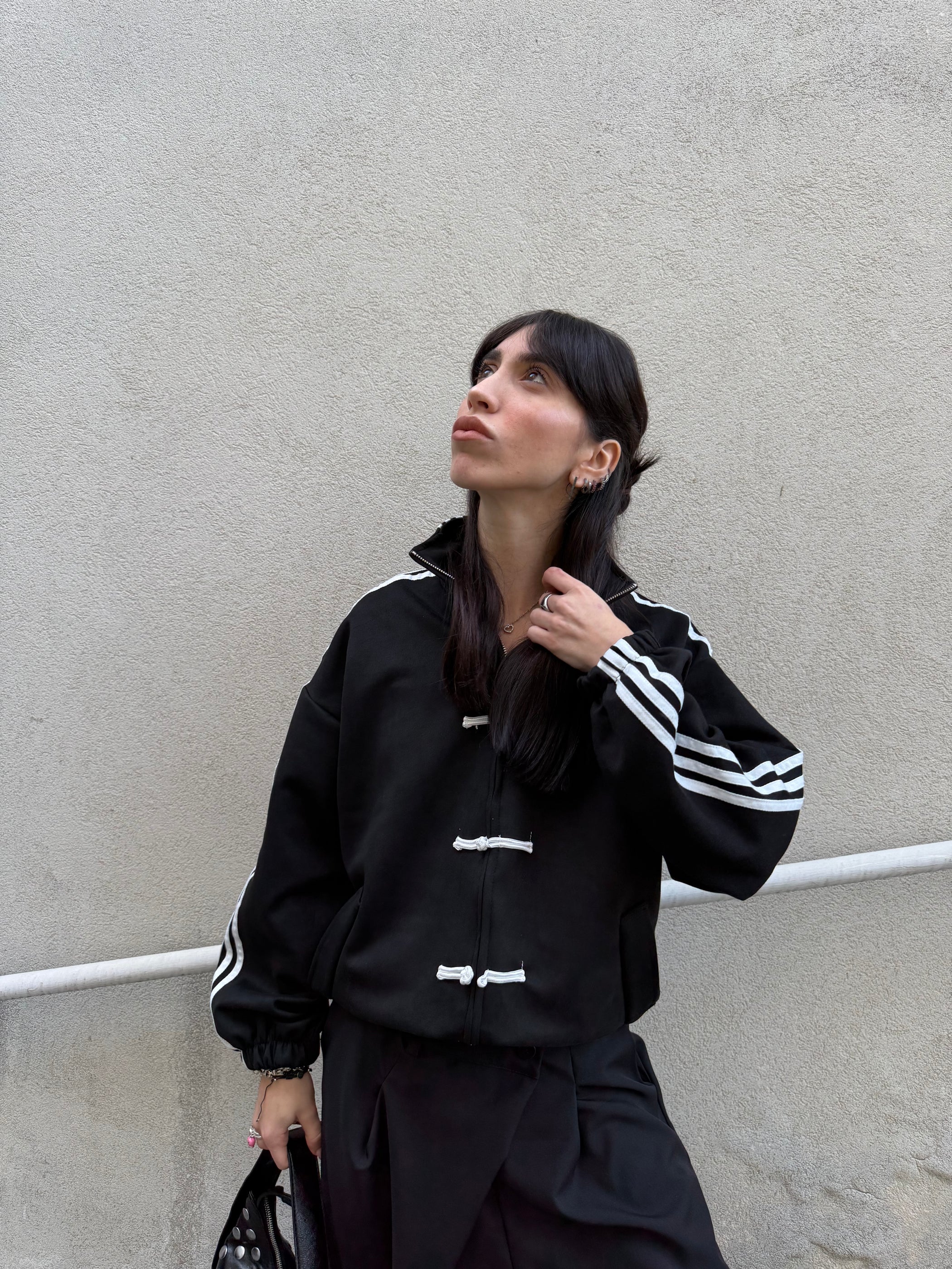 Sportliche Chic-Reißverschlussjacke