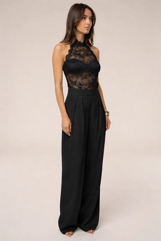 The Noemi Lace Halter Top