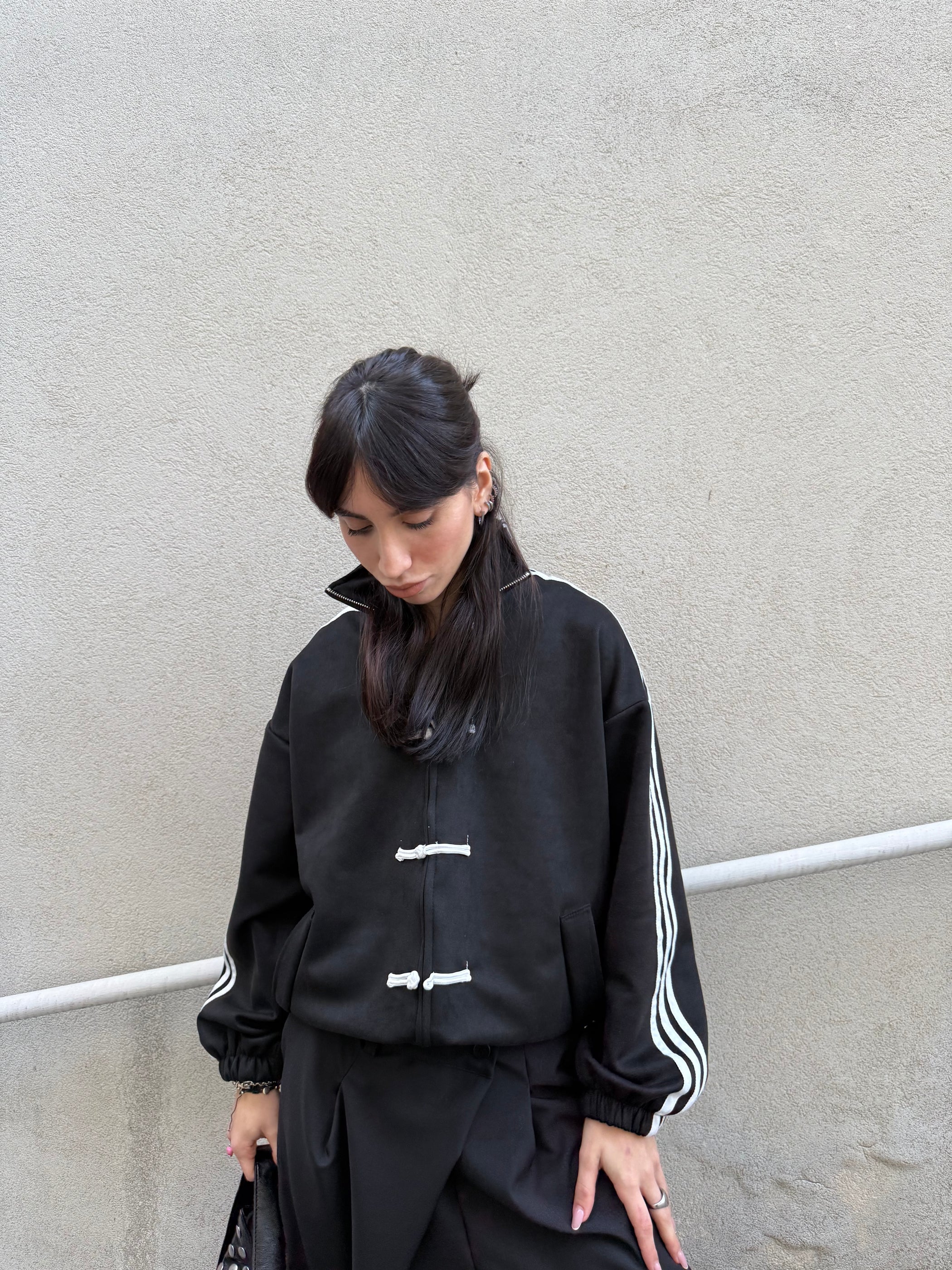 Sportliche Chic-Reißverschlussjacke