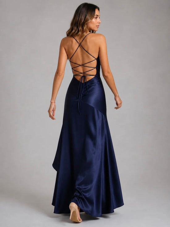 Ruffled Strappy Maxi Dress
