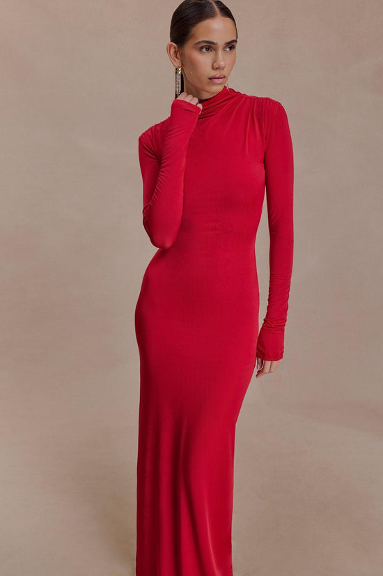 Slinky Cut Out Maxi Dress