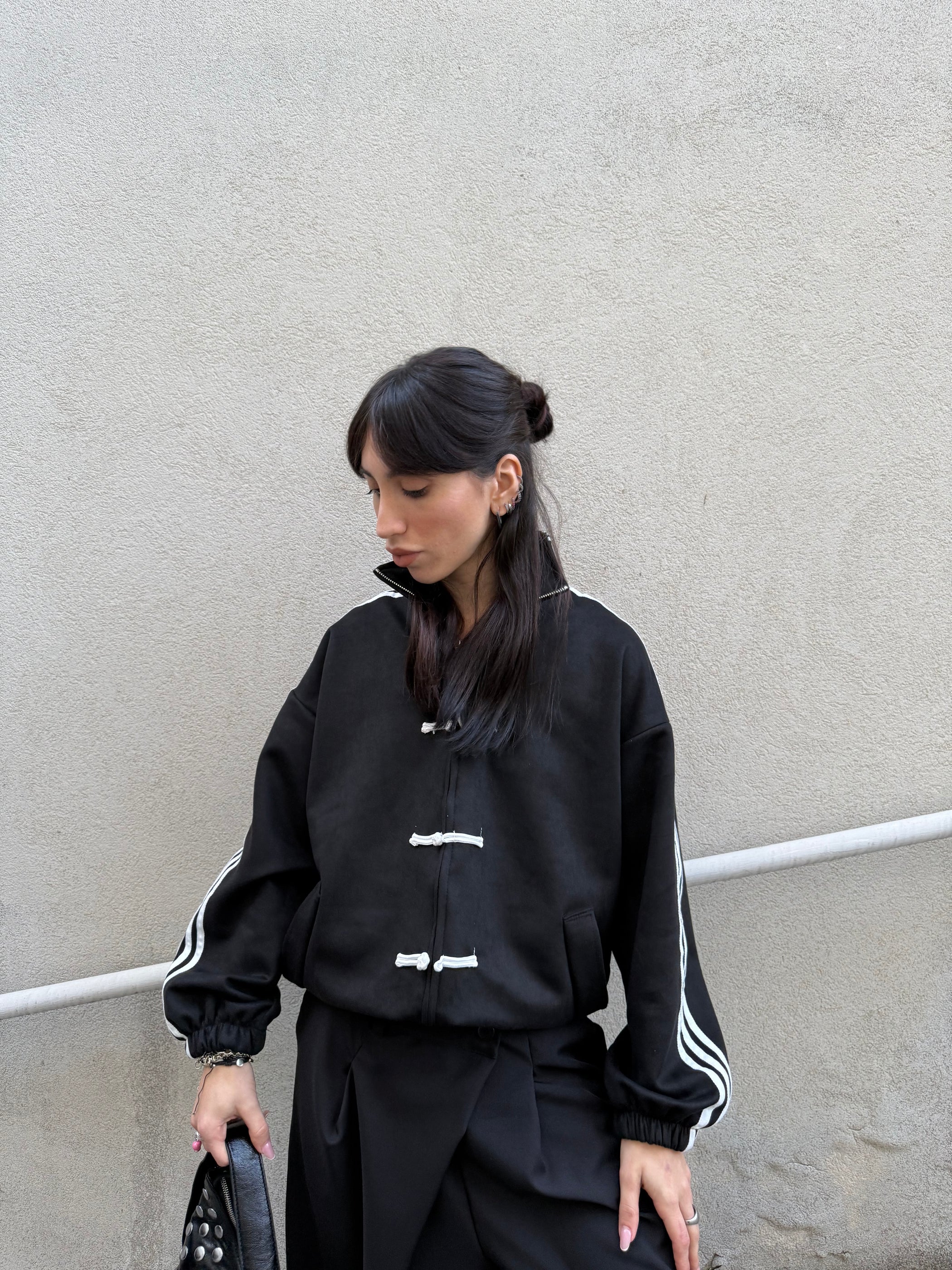 Sportliche Chic-Reißverschlussjacke