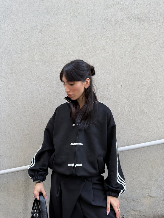 Sportliche Chic-Reißverschlussjacke
