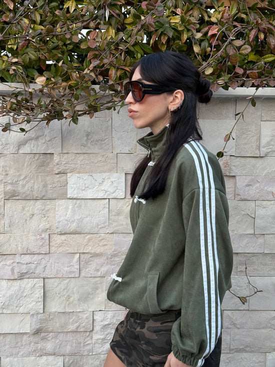 Sportliche Chic-Reißverschlussjacke