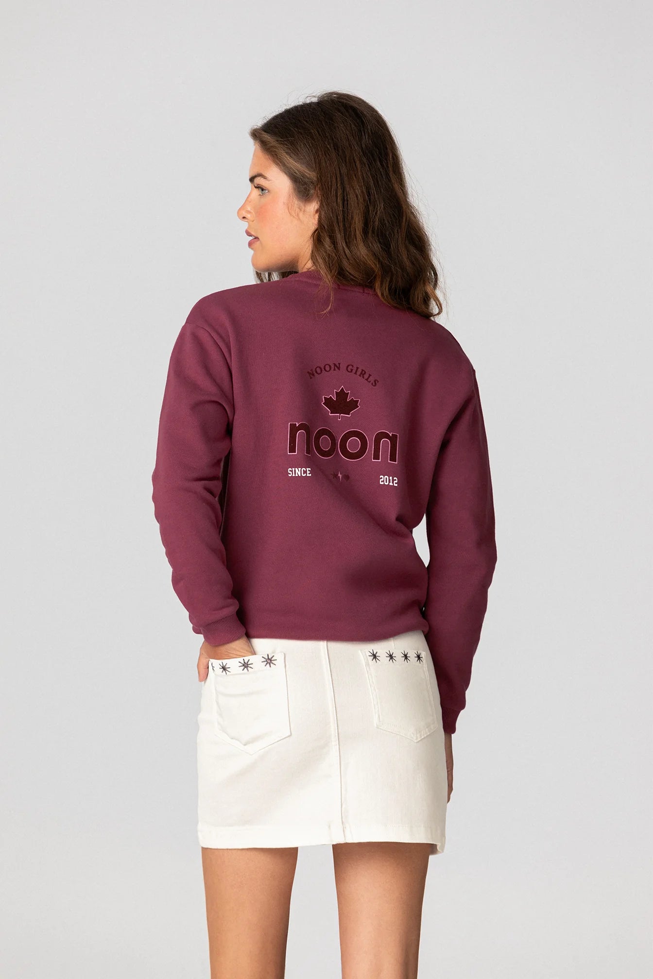 Gemütliches besticktes Sweatshirt