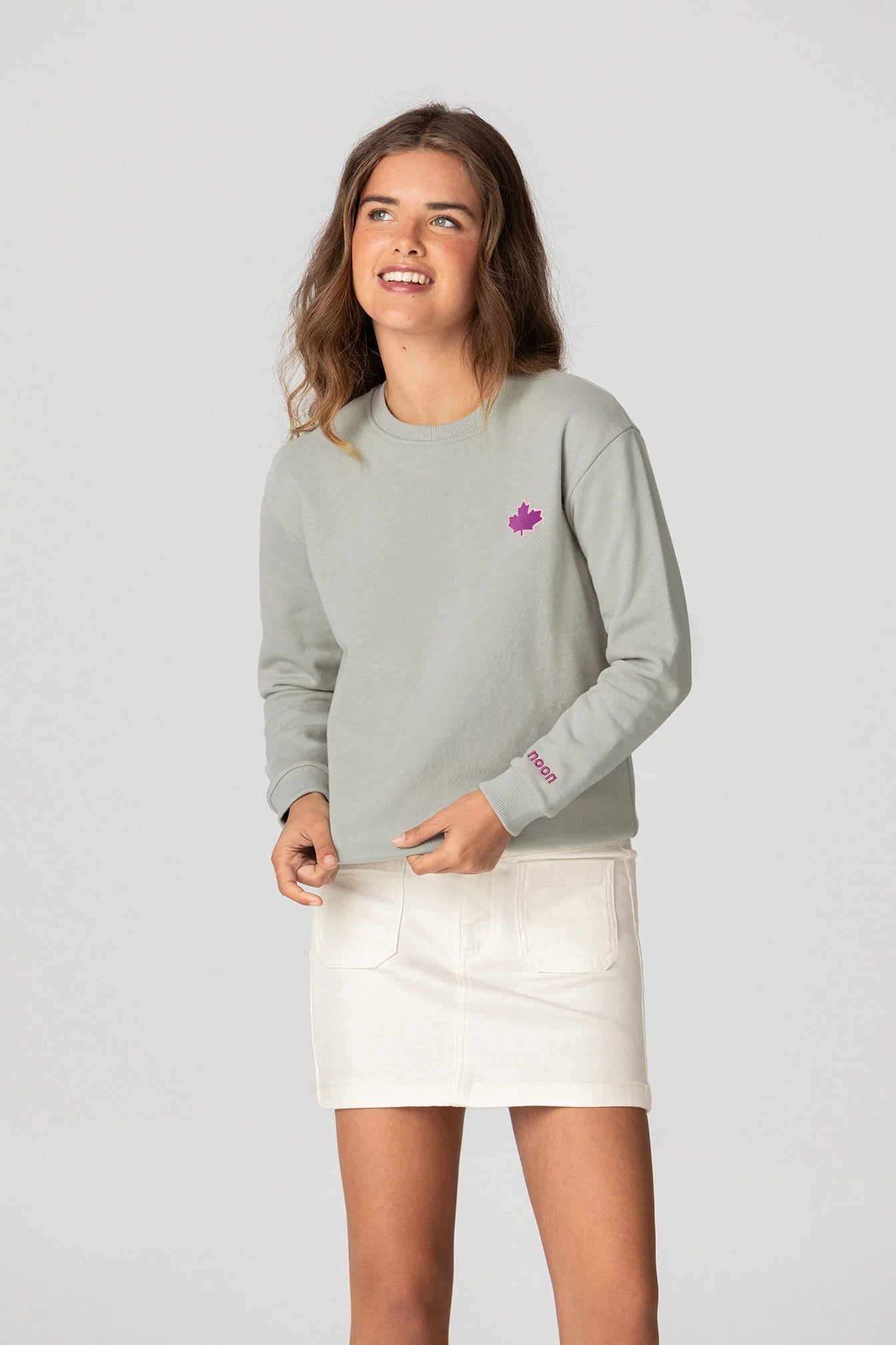 Gemütliches besticktes Sweatshirt