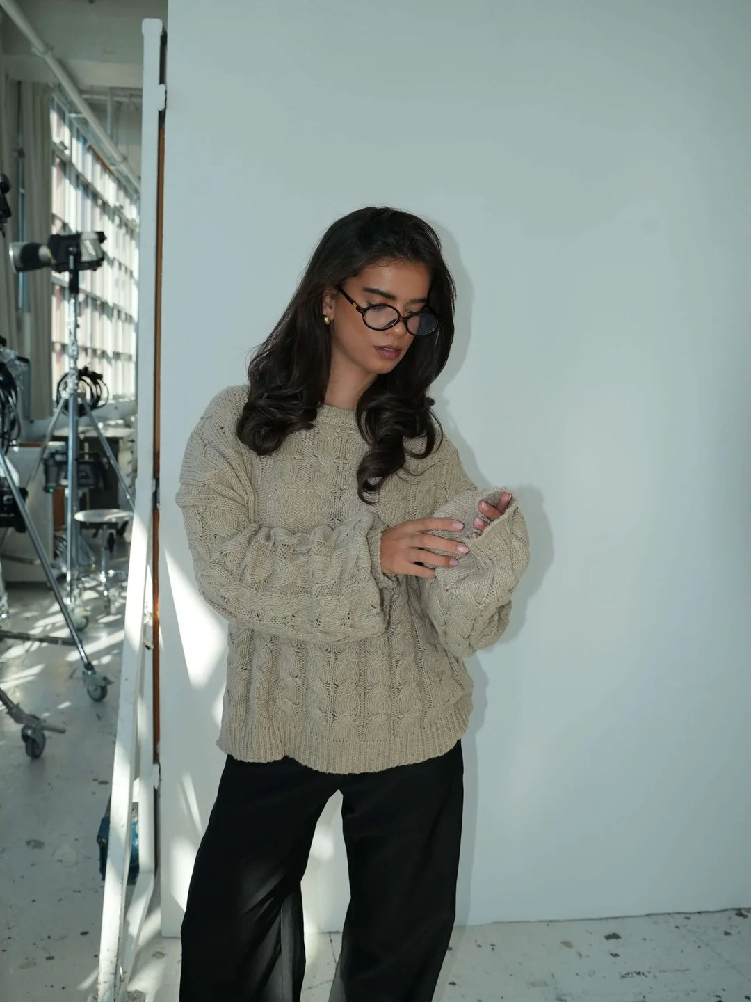 Effortless Charm Chunky Knit Sweater