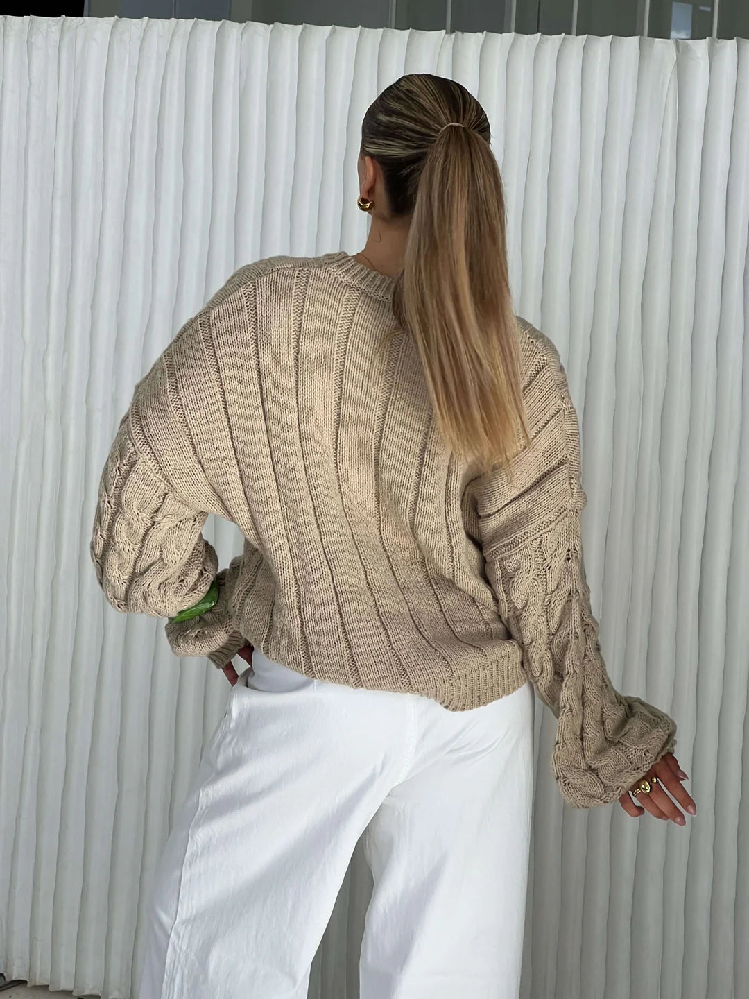 Effortless Charm Chunky Knit Sweater