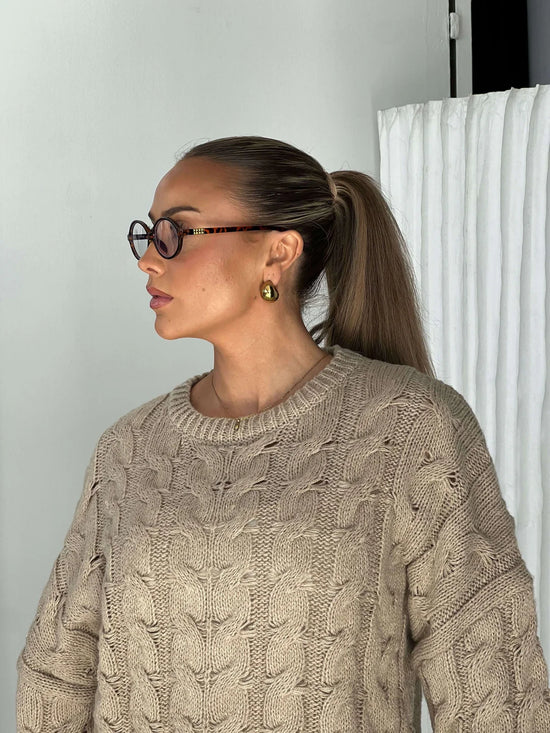 Effortless Charm Chunky Knit Sweater