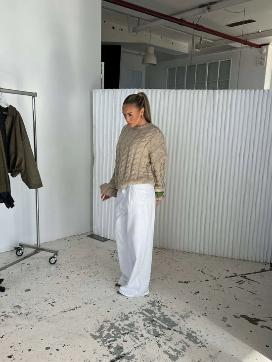 Effortless Charm Chunky Knit Sweater