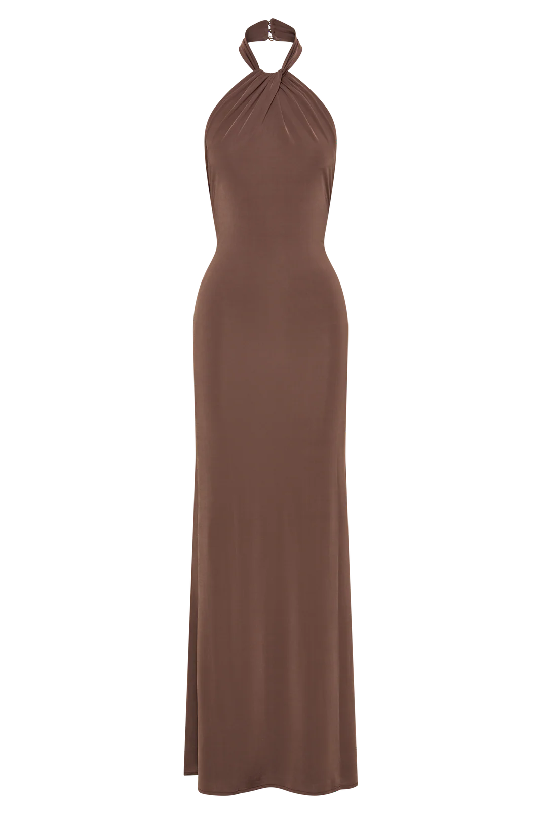 Twisted Halter Maxi Gown