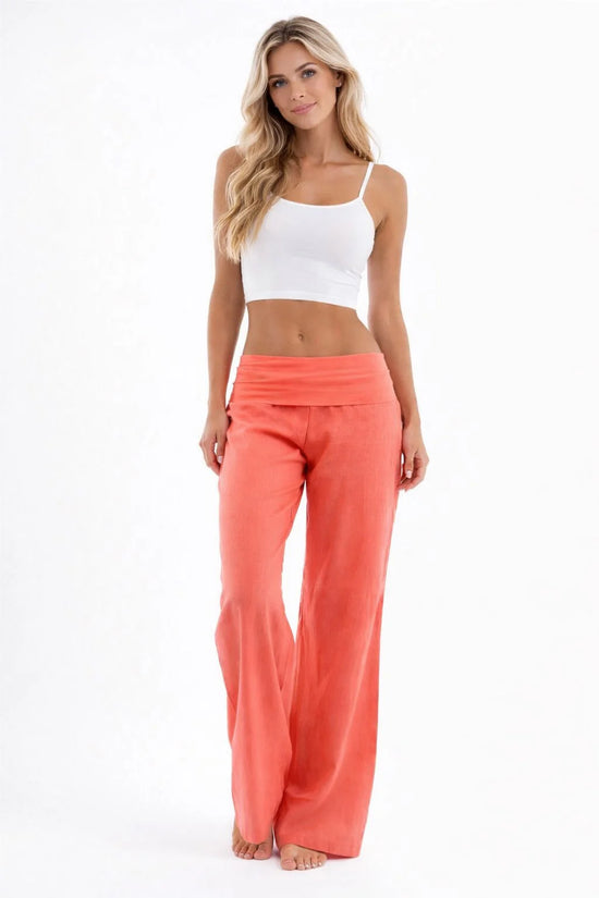 Mühelose Eleganz Leinenhose