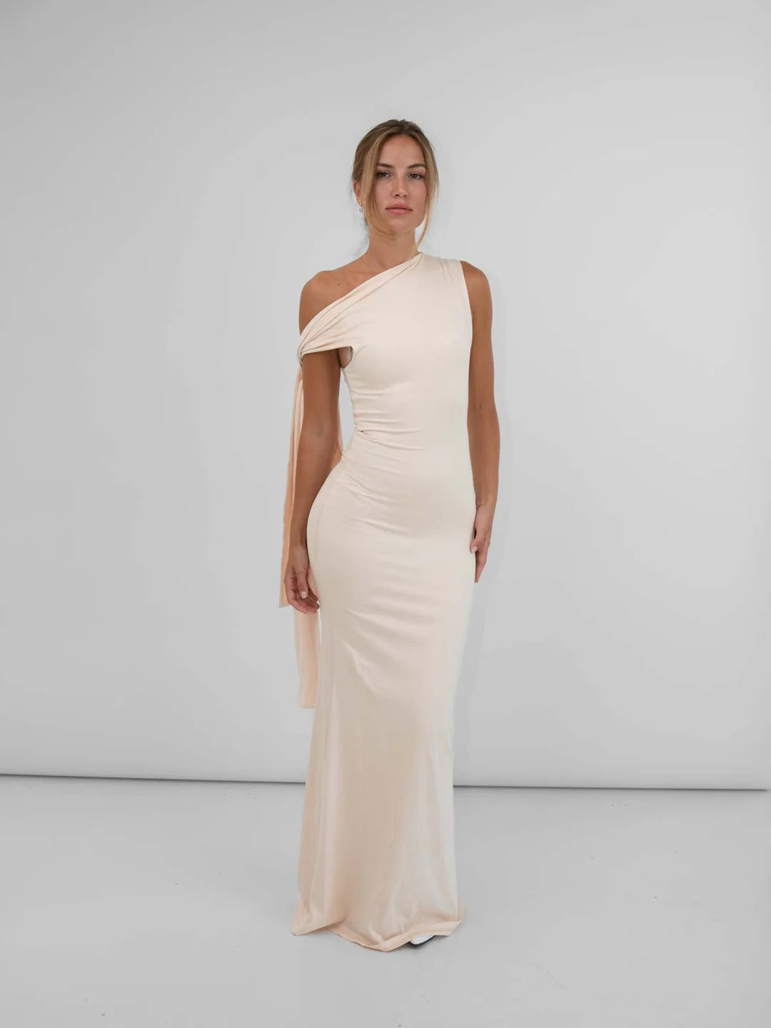 Sculpted Serenity Dress