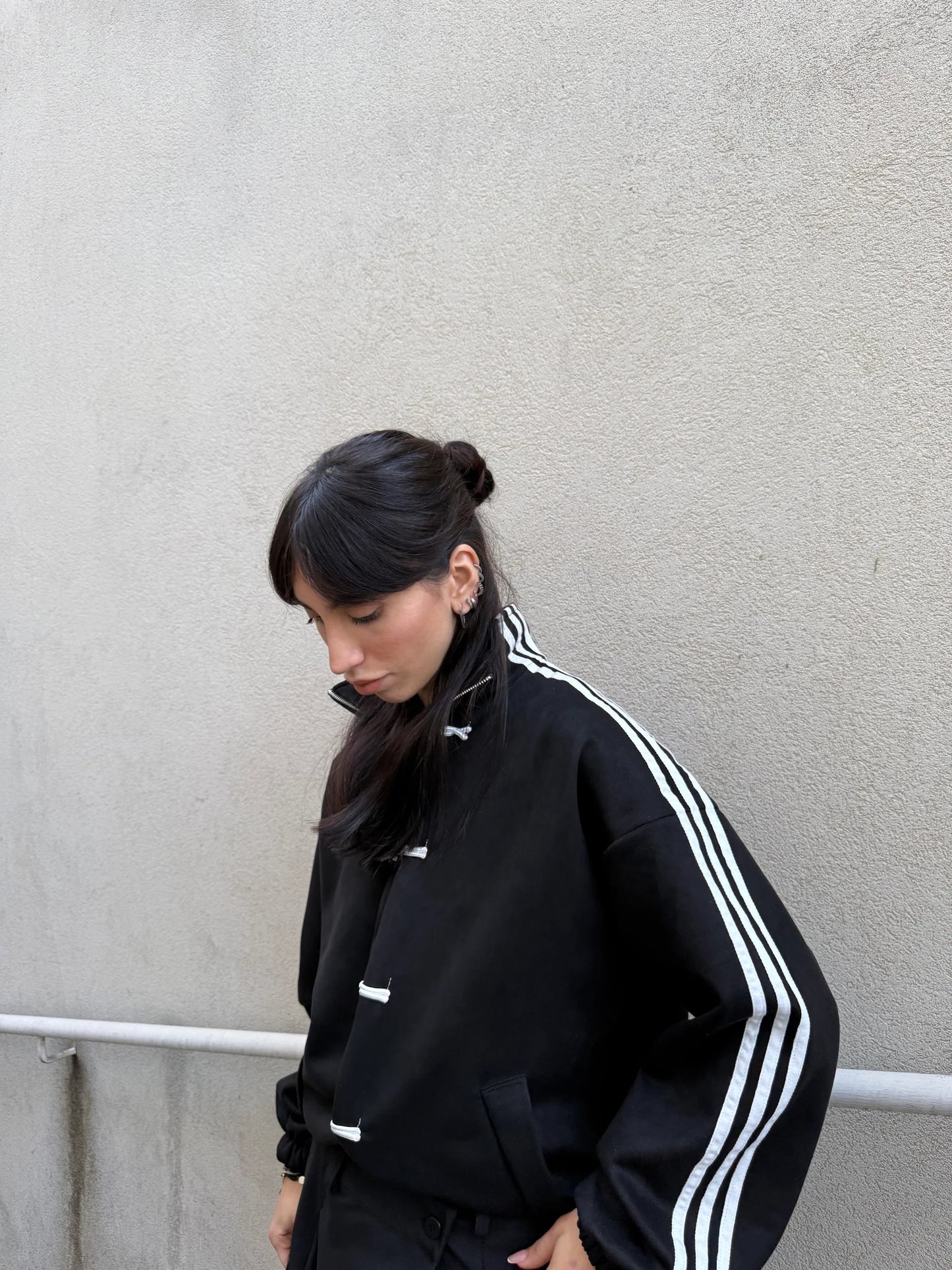 Sportliche Chic-Reißverschlussjacke