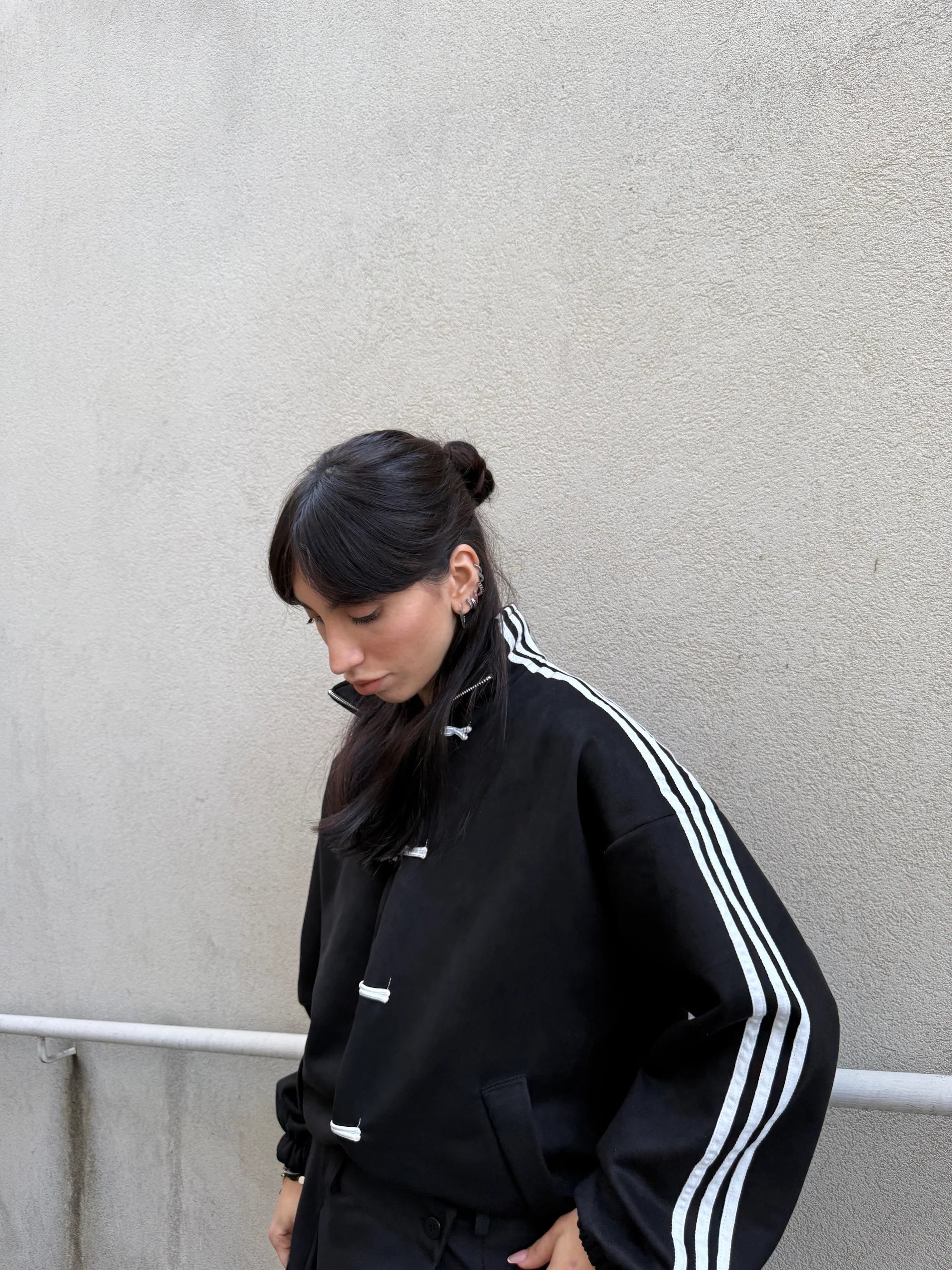 Sportliche Chic-Reißverschlussjacke
