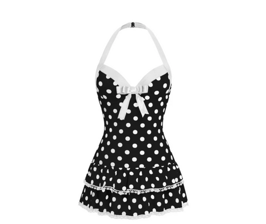 Playful Elegance Polka Dot Dress