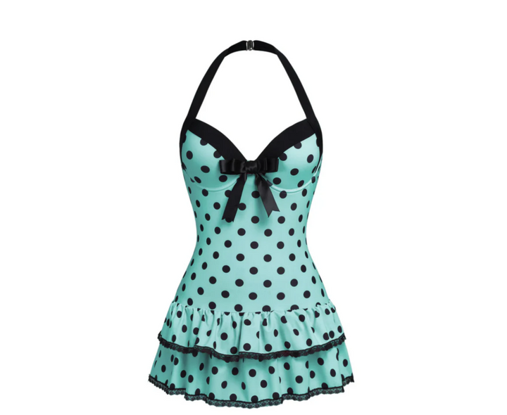 Playful Elegance Polka Dot Dress