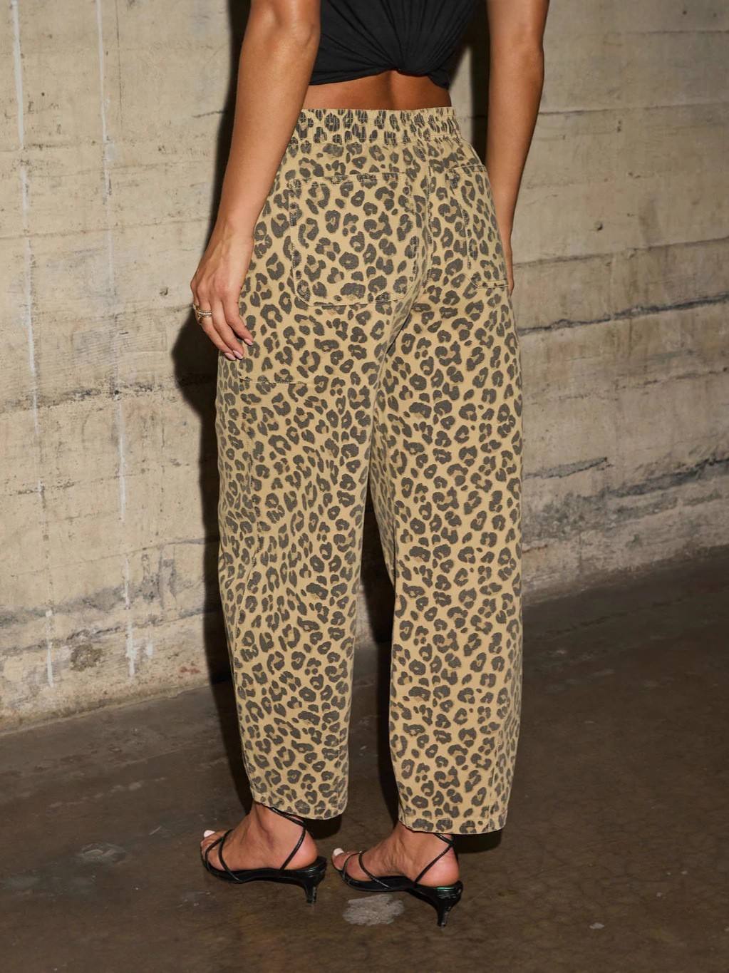 Leopard Print Trousers