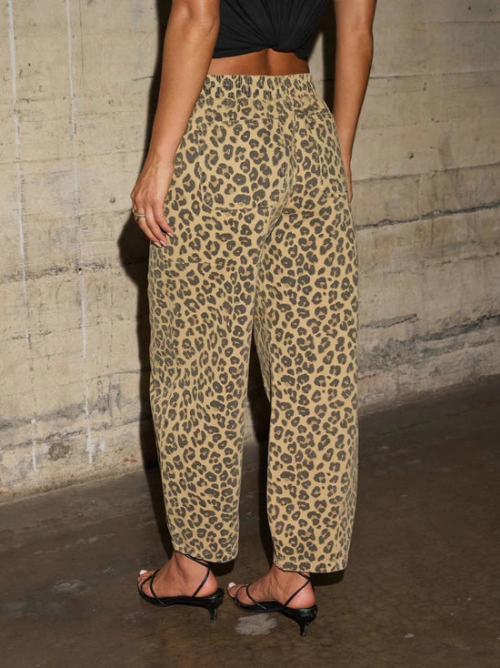 Leopard Print Trousers