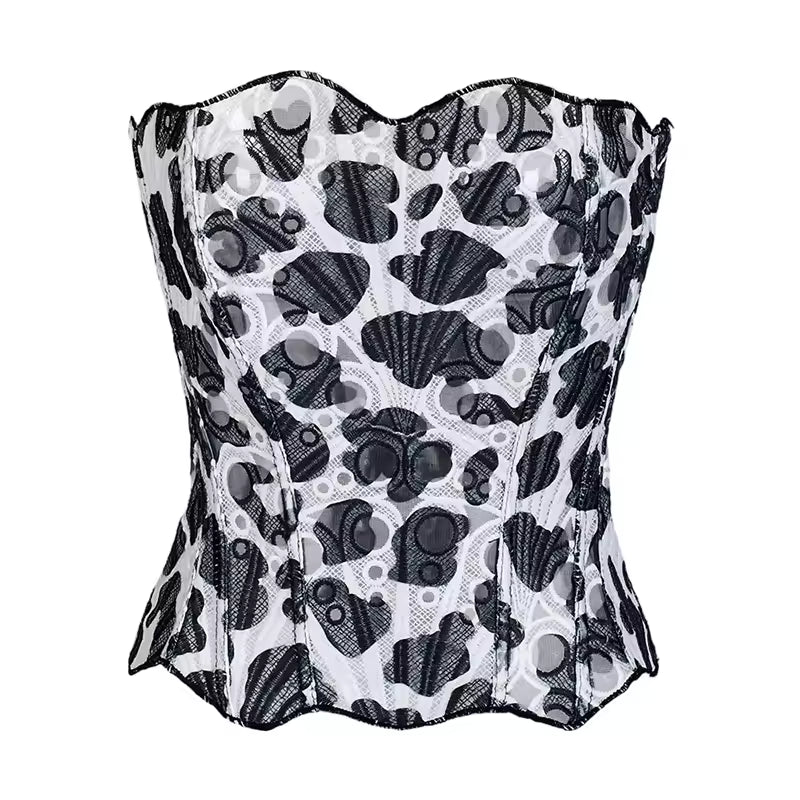 Sculpted Grace Strapless Top