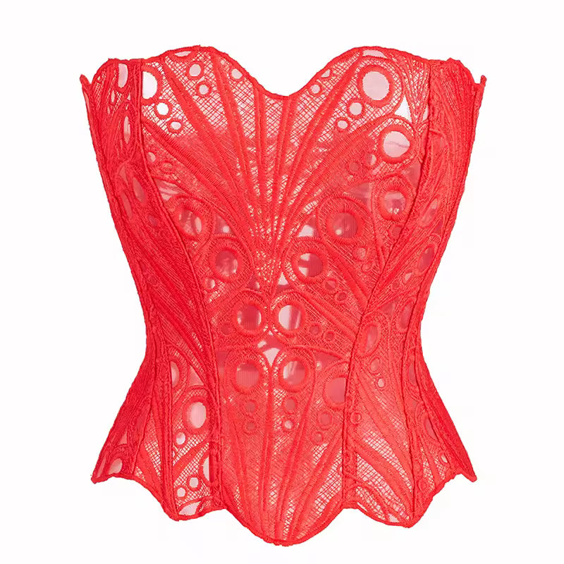 Sculpted Grace Strapless Top