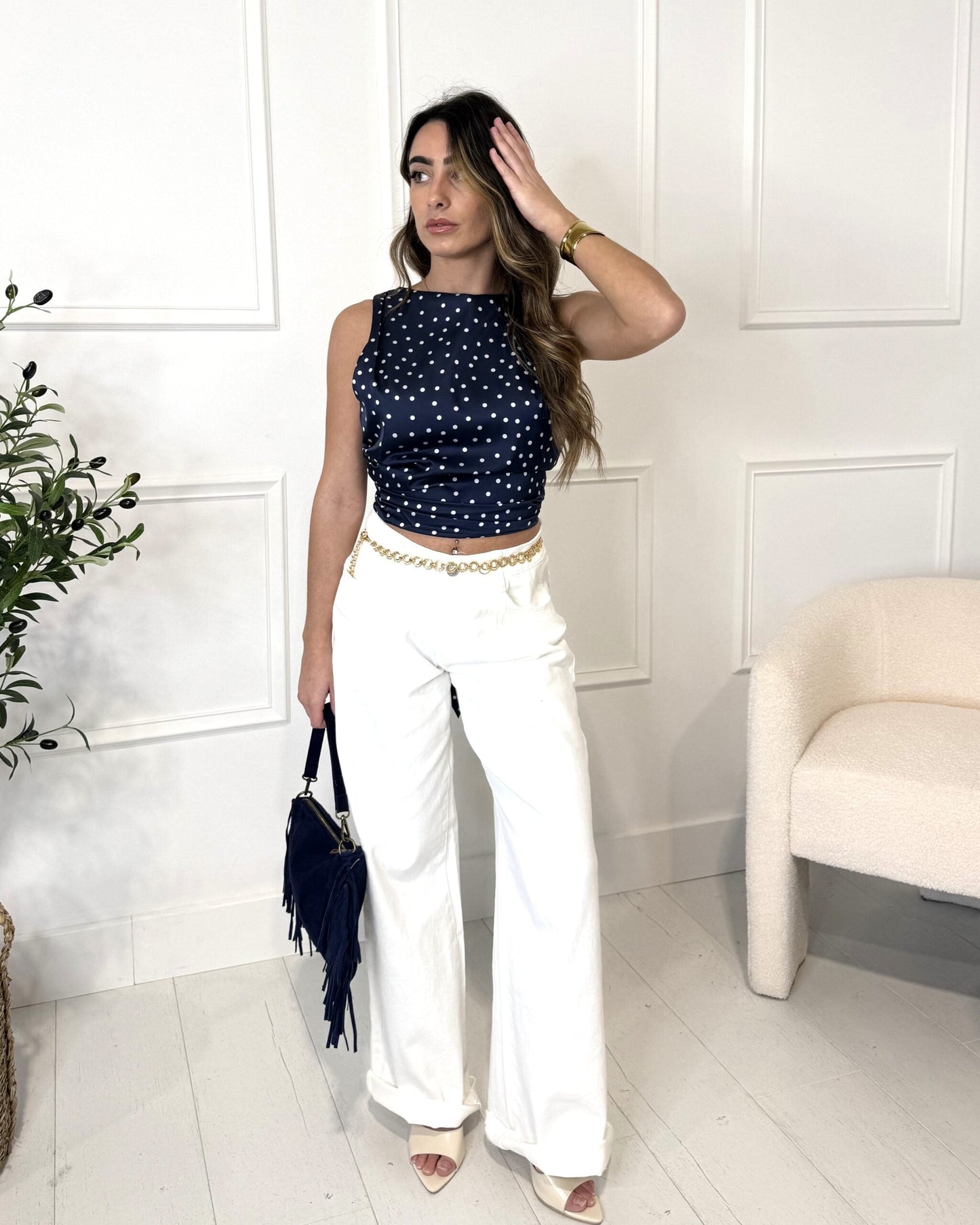 Star Wide-Leg Jeans