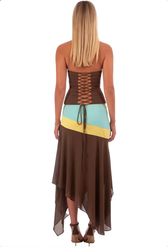 Zweiteiliges Colorblock-Set