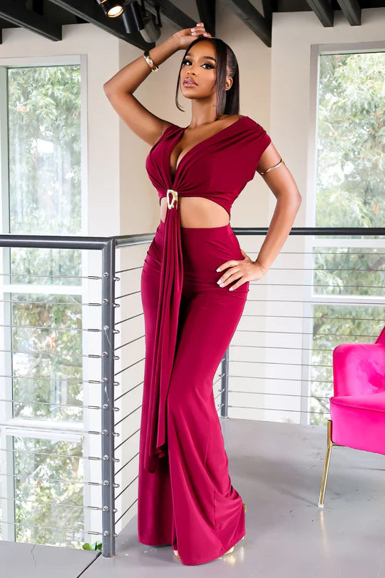 Kendra Keyhole Jumpsuit