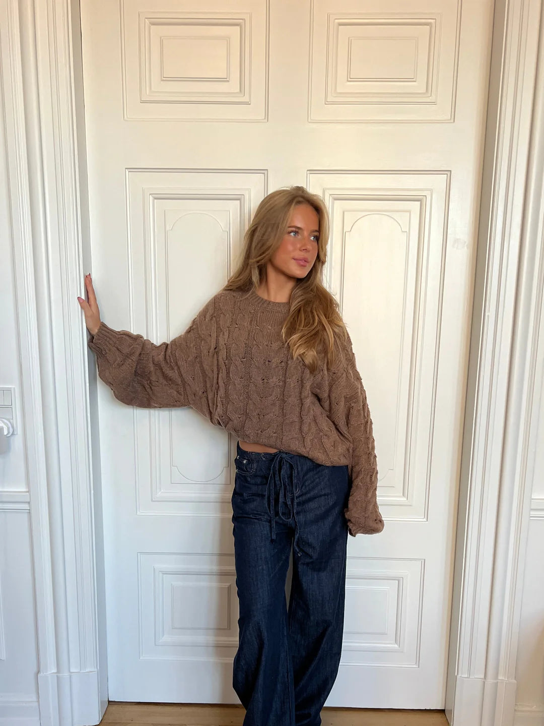 Effortless Charm Chunky Knit Sweater