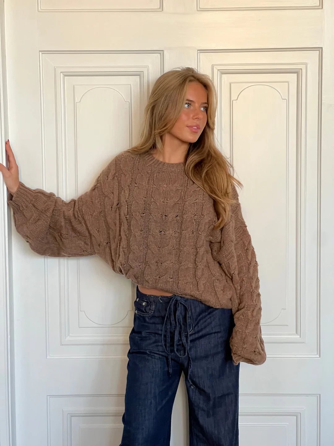 Effortless Charm Chunky Knit Sweater
