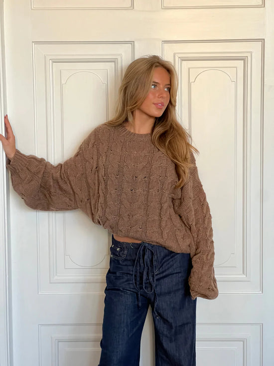 Effortless Charm Chunky Knit Sweater