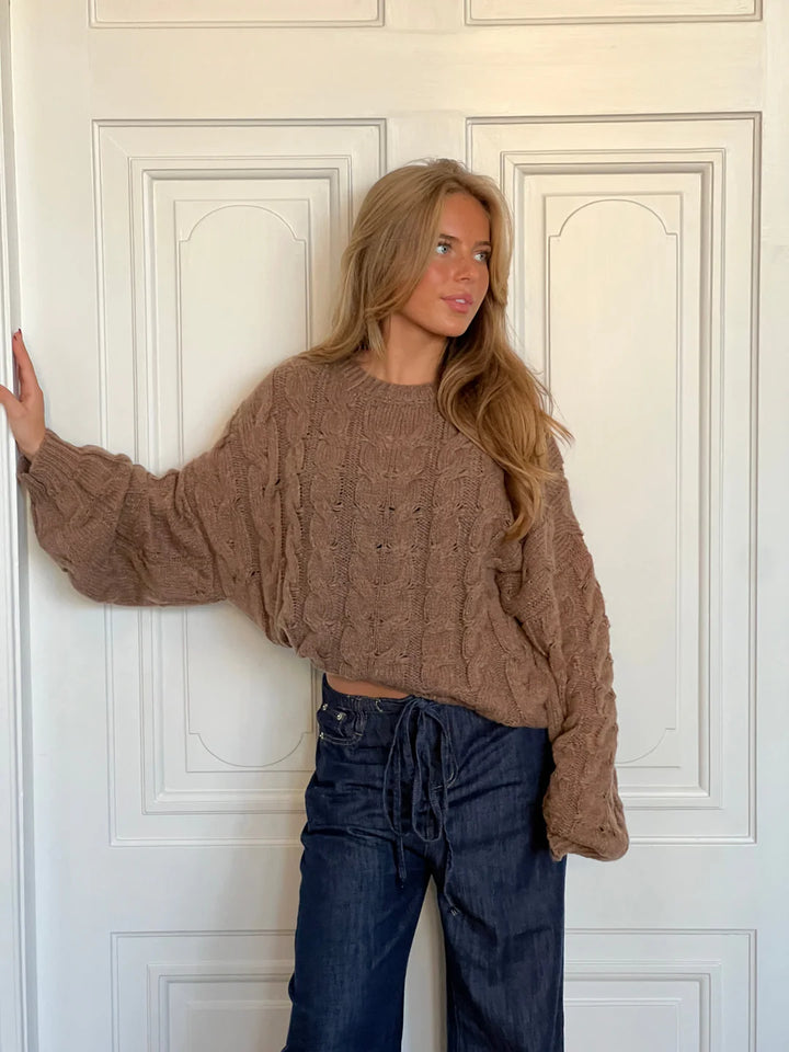 Effortless Charm Chunky Knit Sweater