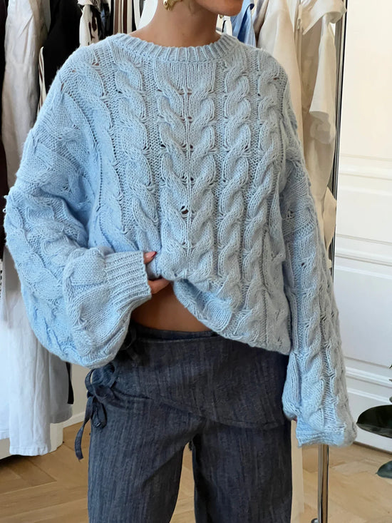 Effortless Charm Chunky Knit Sweater