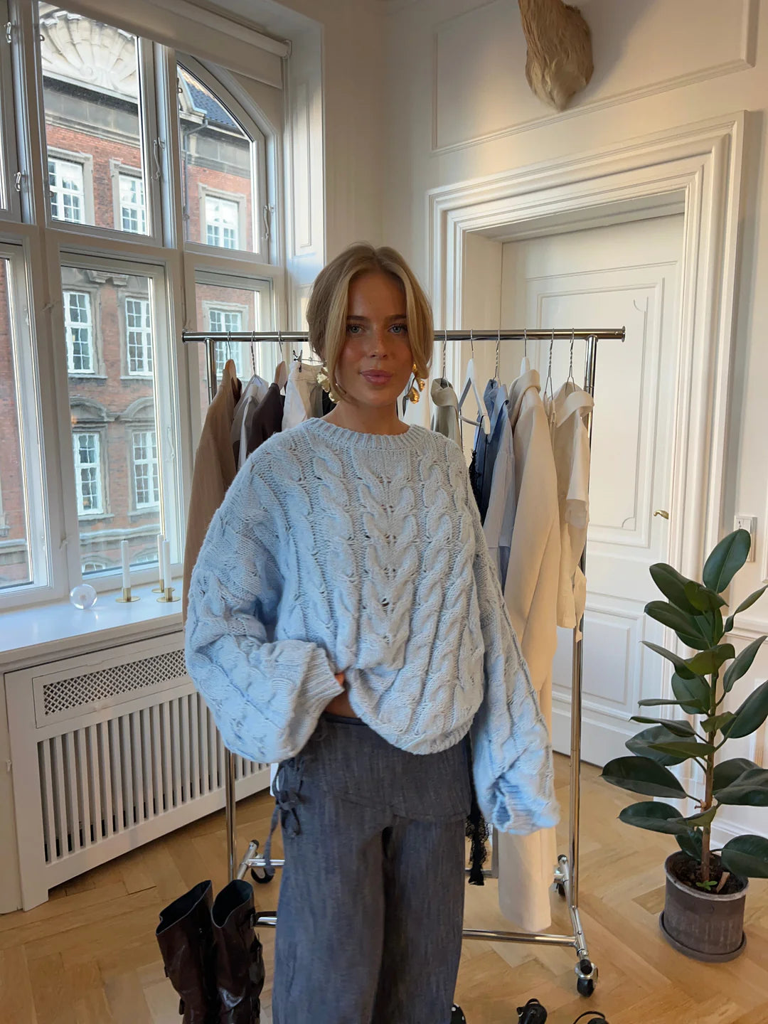 Effortless Charm Chunky Knit Sweater