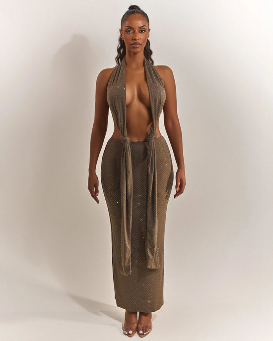 The Luxe Halter Dress