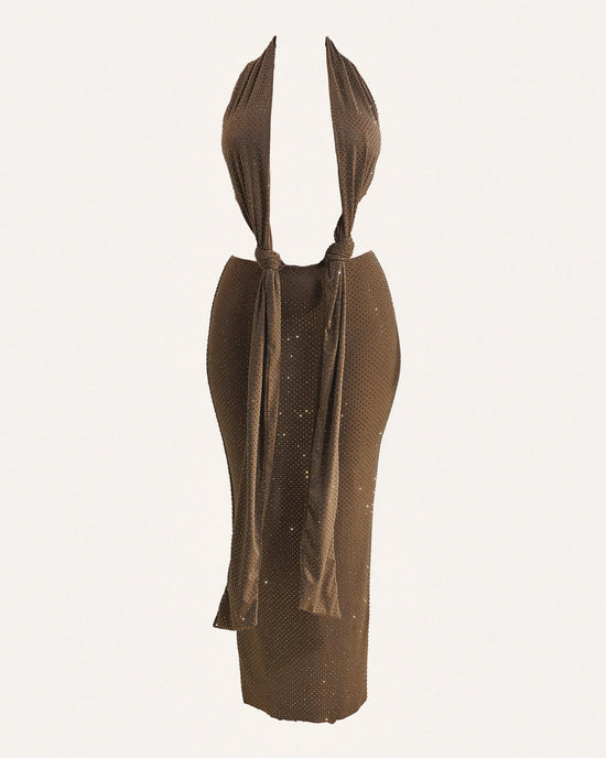 The Luxe Halter Dress