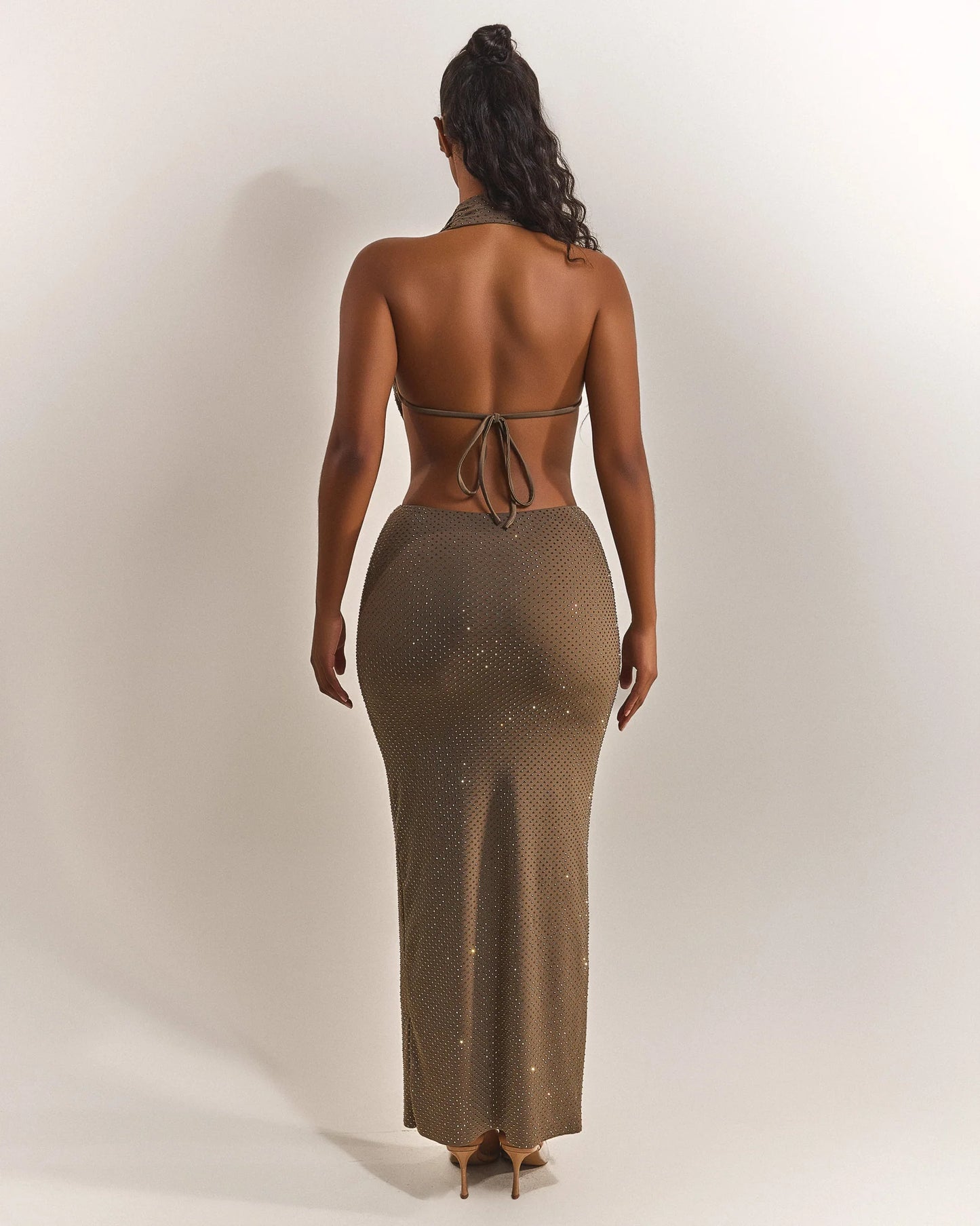 The Luxe Halter Dress