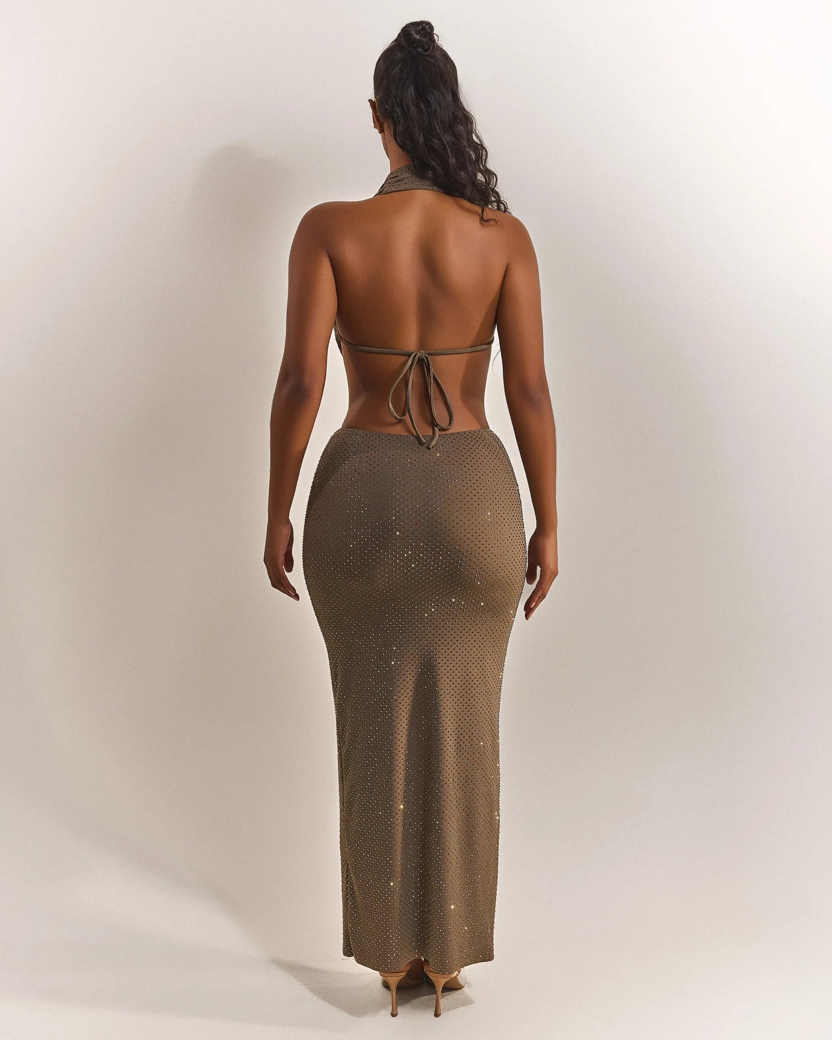 The Luxe Halter Dress