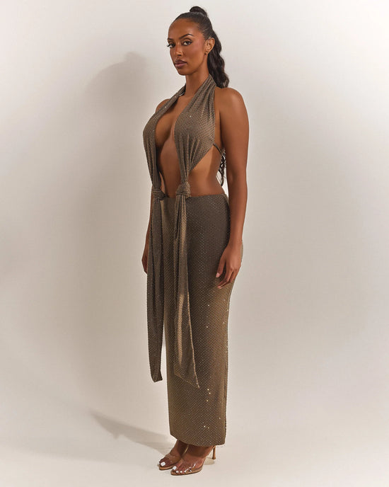 The Luxe Halter Dress