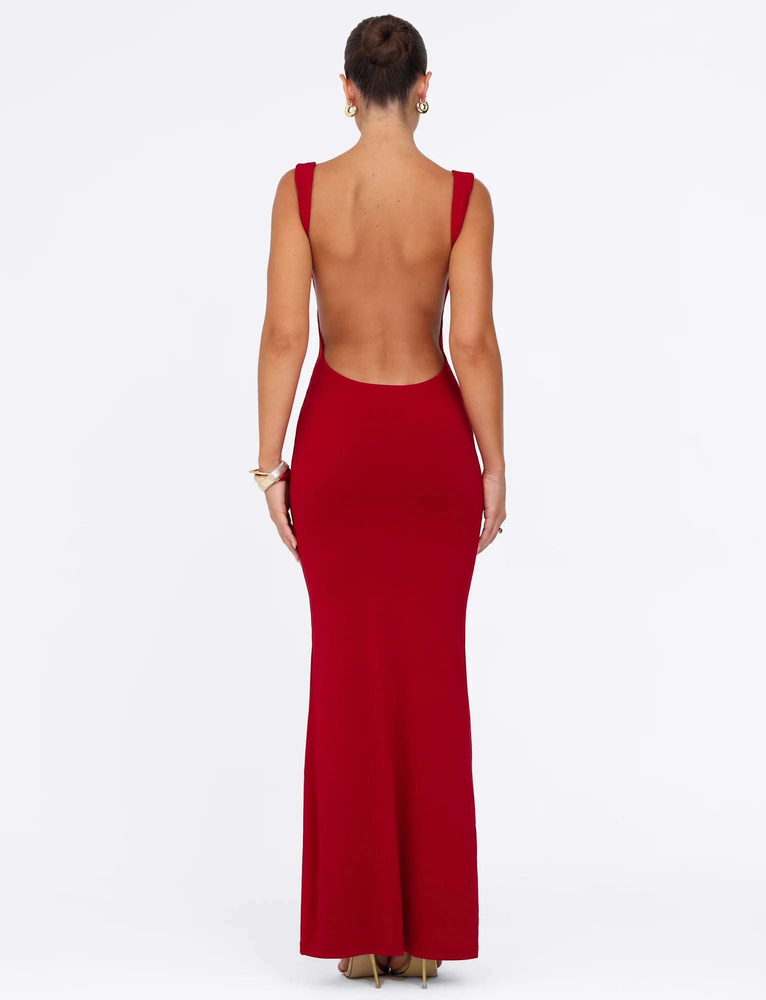 Élise Backless Maxi Dress