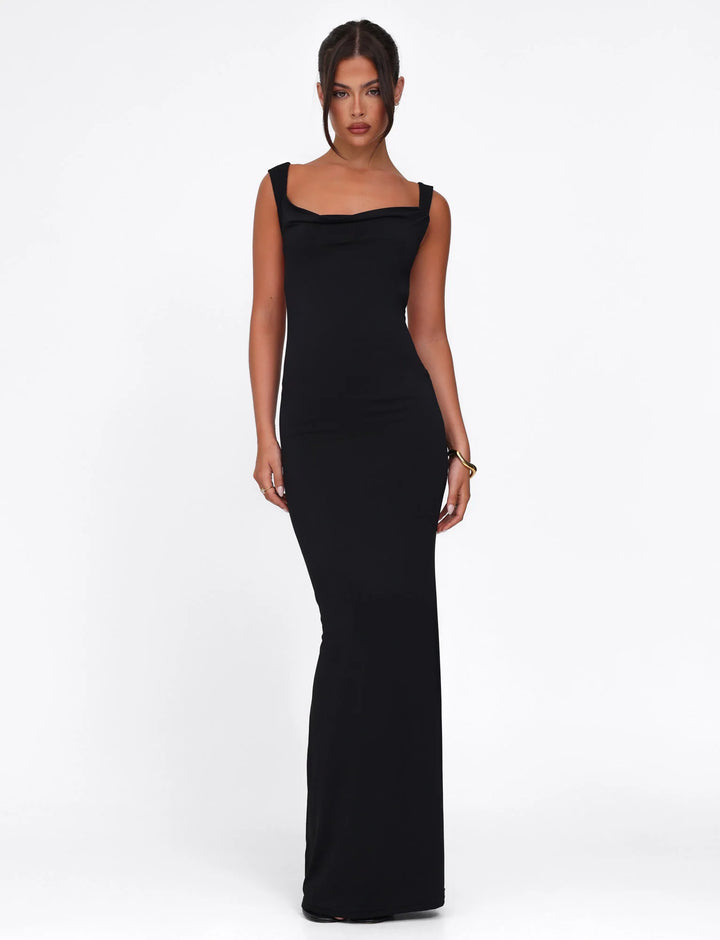 Élise Backless Maxi Dress