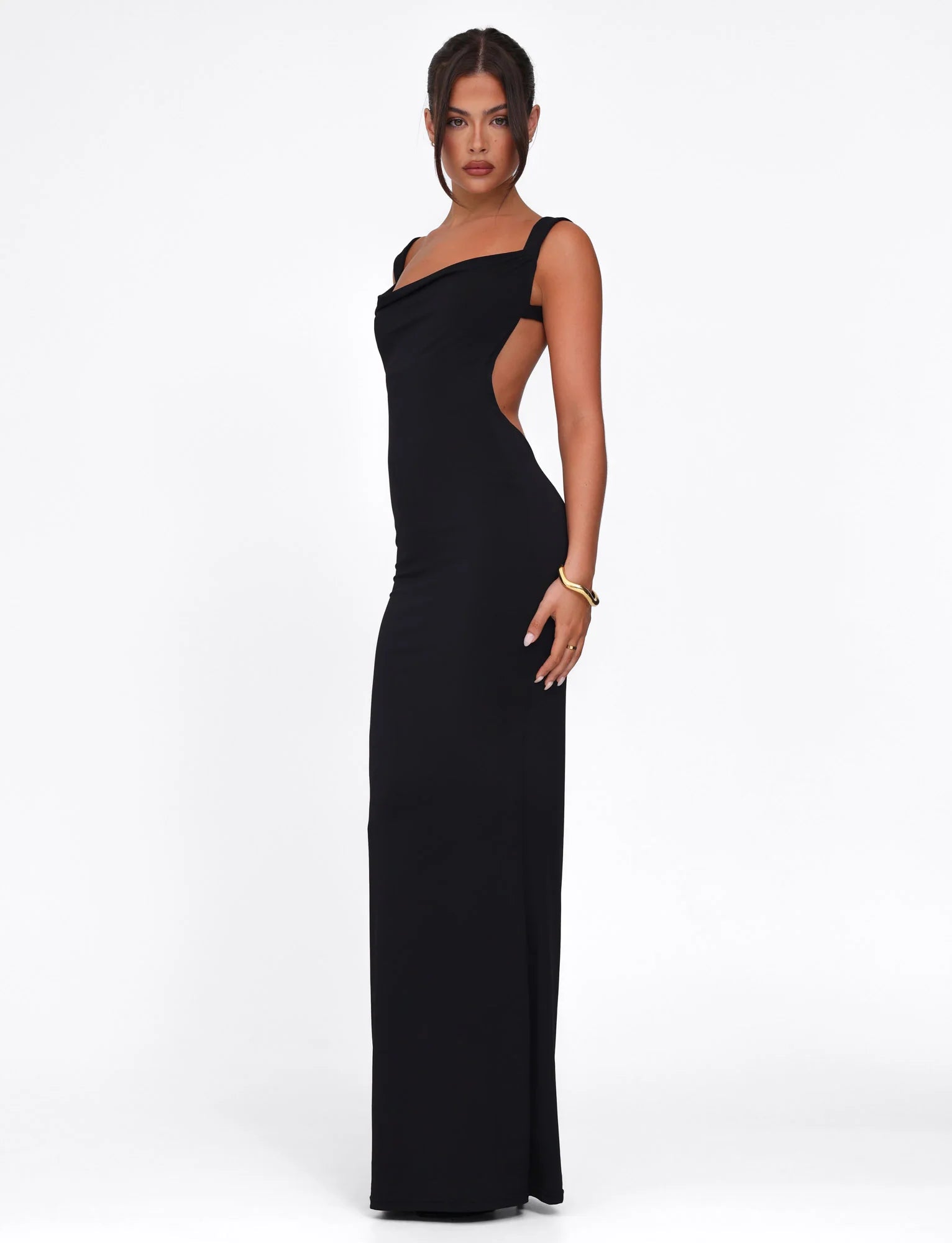 Élise Backless Maxi Dress