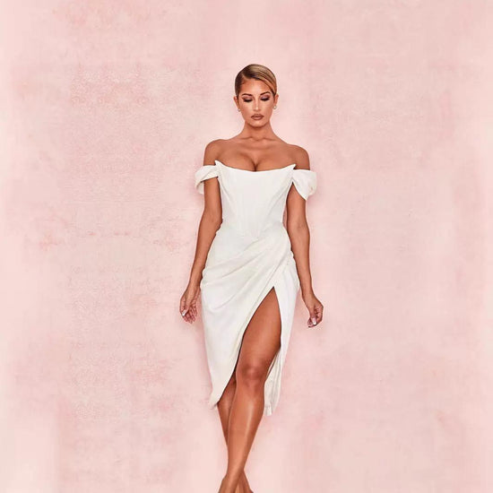 Sculpted Grace Dress